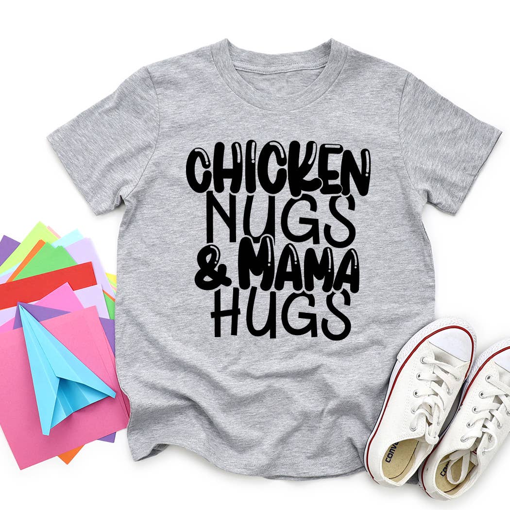 Chicken Nugs and Mama Hugs Kids Graphic Tee