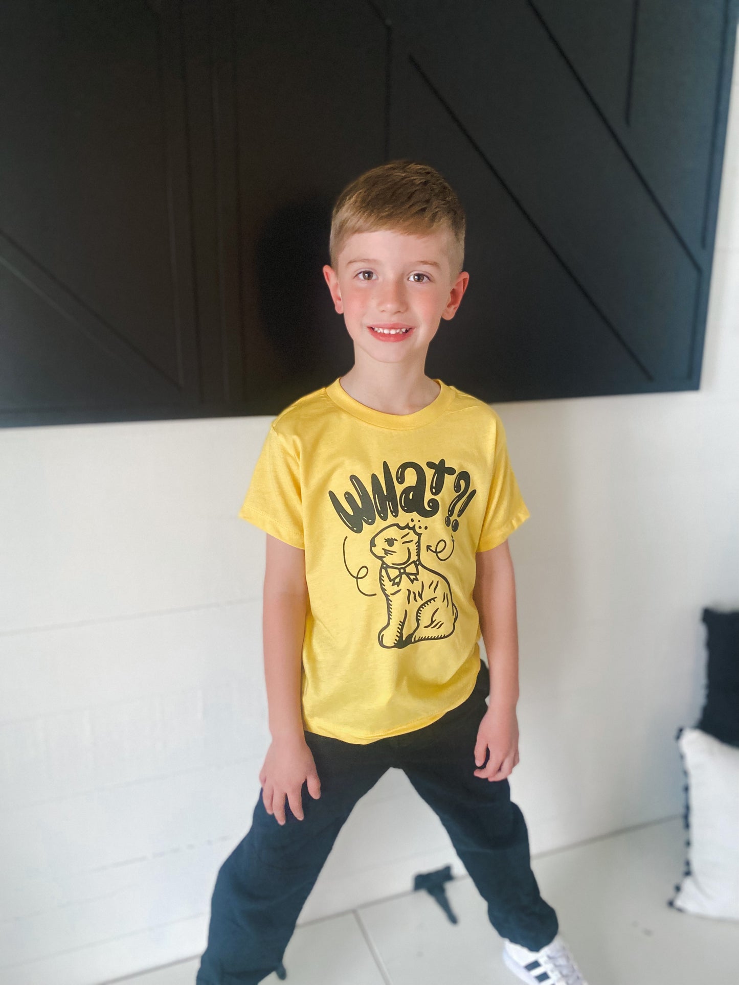 What?! - Kids Easter Graphic Tee